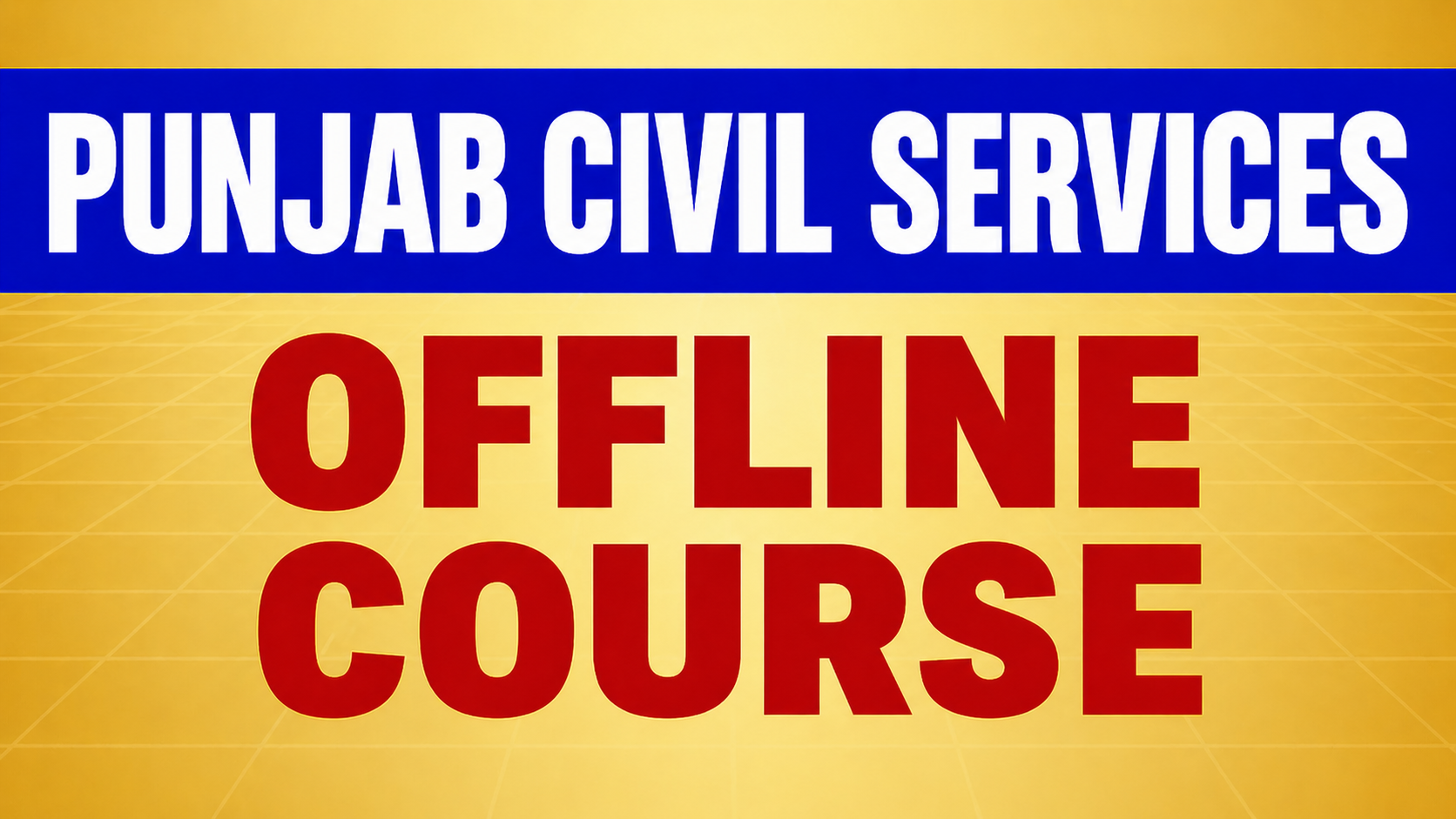 Comprehensive Course