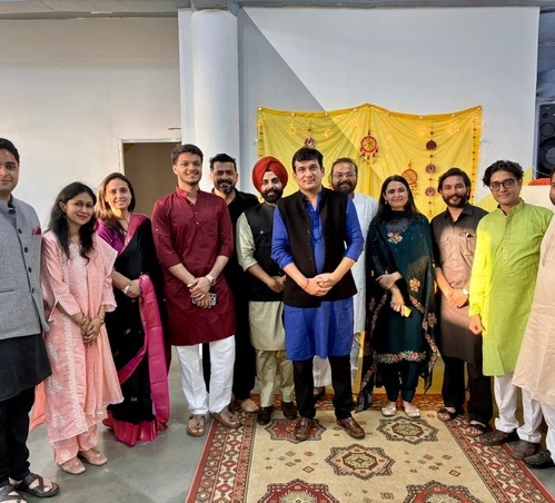 Function celebration teachers group in CBL IAS Institute